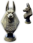 Anubis Bust Statue     Egyptian God Of The Dead Figurine     3d Printed Hand Pain   
