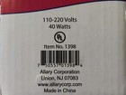 Allary Mini Iron  Great For All Fabrics 110-220 Volts 40 Watts   1398  New