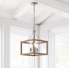 Home Decorators Collection Boswell Quarter 3-light 14in Galvanized Pendant Light