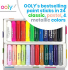 Chunkies 24 Paint Sticks For Kids  Tempera Paint Sticks Variety Set  Includes Cl