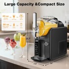 85oz Slushie Machine Margarita Smoothie Frozen Drink Slushy And Ice Cream Maker