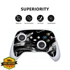Playvital Black Watercolor Marble Custom Vinyl Skins For Xbox Core Wireless C   