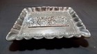 Early 1900s Antique Bronze Cigar Ashtray Signed Cherubim Wings Hunting Dog 