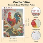 Rooster Diamond Painting Kits For Adults  5d Diy Diamond Art Kits For Beginners 