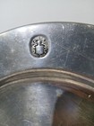  7 Vtg Wilton Armetale Rwp Pewter Crest Stamped Emblem Dinner Plates 10 5  6 