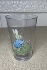 Peter Rabbit Pottery Barn Kids Tumblers Set 2 Clear Plastic Beatrix Potter 10 Oz