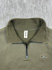 Fayettechill Pullover Polartec Grid Fleece 1 4 Zip Usa Olive Green Mens Large