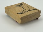 The Artist Stamps Jumping Playing Siamese Cat Kitten Wood Mounted Rubber Stamp
