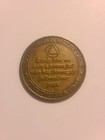 Alcoholics Anonymous 1 Year Aa Bronze Medallion Coin Token Chip Sobriety Sober