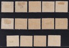 Matt s Stamps Scott Canada  j1-j14 Postage Due Issues Of 1906-34  Mh Cv 389