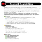 150    Extra Wide Retractable Baby Gate Indoor Outdoor Mesh Safety Barrier For Pet