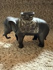 Antique Style A c  Williams Cast Iron Elephant Coin Bank Ornate Saddle