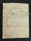 1840 Antique Vermont Legal Summons Bennington Co Hastings Hood Stover Rupert