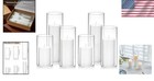 Charming White Pillar Candles   Glass Holders - Perfect For Romantic Occasions
