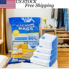 5pcs Jumbo Vacuum Storage Bags Bedding Clothes Travel Space Saver