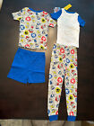 5t  Paw Patrol Boys Pajama Set 4-piece Cotton Sleepwear Set Grey Print Free Ship