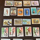 Amazing Lot Of 50 Different Nicaragua Stamps Pottery  Freedom  Birds  Trains  2