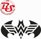 2-8  Superman Vinyl Decal Batman Cat Woman Penguin Ww Hero Window Sticker Nobs