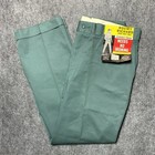 Vintage 60s Roomy Richard Work Pants 36x29 Twill Wide Deadstock Nos Waldes Union