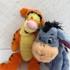 Disney Store Winnie The Pooh Eeyore And Tigger Soft Plush Stuffed Toys Doll Cute