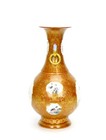 Superb Chinese Republic Period Jurentang Coral Red Ground Gilt Porcelain Vase