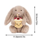 12inches Jelly Cat Bashful Beige Bunny Birthday Bunny Stuffed Animal Toy Gift