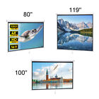 72   80   100   119   Projector Screen Pull Down Projection Screen Home Theater