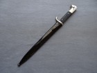 Original Wwii German Dress Bayonet With Metal Scabbard