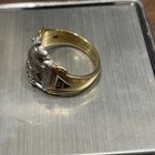 Vintage 1916 14k Gold Scottish Rite 32nd Degree Masonic Ring Size 9  9 82 Grams