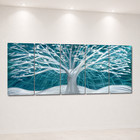 Handmade Aluminum Metal Wall Art Sculpture   Aluminum Sculpture Wall Art   Tree