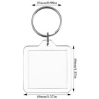 Pcs Acrylic Photo Keychain Blanks clear Blank Keychains Picture Frame 10