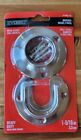 Lot Of 10 Heavy-duty Metal Nickel Finish Closet Pole Sockets 1-5 16  Diameter 