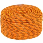 Double Braid Polyester Rope Arborist Bull Tree Rigging Work Utility 7 16  200ft