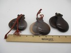 3 Vintage Sets Castanets Hand Carved Wood Clappers Noisemakers Percussion