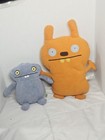 Ugly Dolls Set 2 Orange Blue  Plush Stuffed Monsters Toys By Hasbro Retired Orig