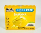 3 Simply Delish Banana Instant Pudding Dessert Sugar Free Keto 1 7oz 05 2028