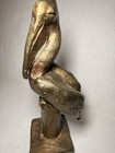 Modernist Abstract Figurative Bronze Sculpture Pelican Initialed Mw 6    Bird