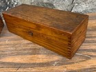 Antique Sewing Accessory Box Dovetailed 9    Vintage Hand Carved Jewelry Box 6 