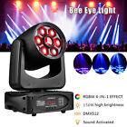 150w Led Bee Eye Moving Head Stage Light Rgbw 3prism Gobo Spot Beam Dj Disco Dmx