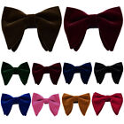 Mens Oversized Bow Tie Velvet Bow Tie Men Big Bow Tie Wedding Groom Party Wear 