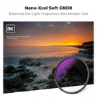 K f Concept 49-82mm Circular Gnd8 Soft Graduated Neutral Density Camera Filter