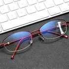 Women Multifocus Progressive Reading Glasses Multifocal Metal Half Frame Readers