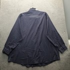 Van Heusen Dress Shirt Men 20 Midnight Gray Tall Fit Comfort Performance Stretch