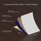 10-100pcs Sheets Premium Tattoo Stencil Transfer Papers A4 Thermal Carbon Copy