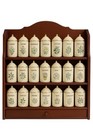 1992 Lenox Spice Garden Spice Jars Porcelain Set 24 With Rack