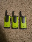 Motorola T261tpg Talkabout Walkie Talkie Set Of 3 Two Way Radio Green