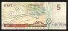 World Paper Money - Fiji   5 Dollars Nd 1995 P97a   Fine Cond 