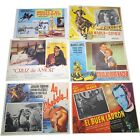 Vintage Mexican Movie Lobby Cards Posters Random  x50  Lot 40s 50s 60s 70s