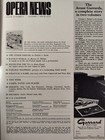 Rare Metropolitan Opera News November 1 1969 Hifi Audio Piero Cappuccilli