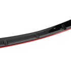 Glossy Black Red Trim Front Bumper Lip Spoiler 3pc 2019-2021 Mercedes Benz W205